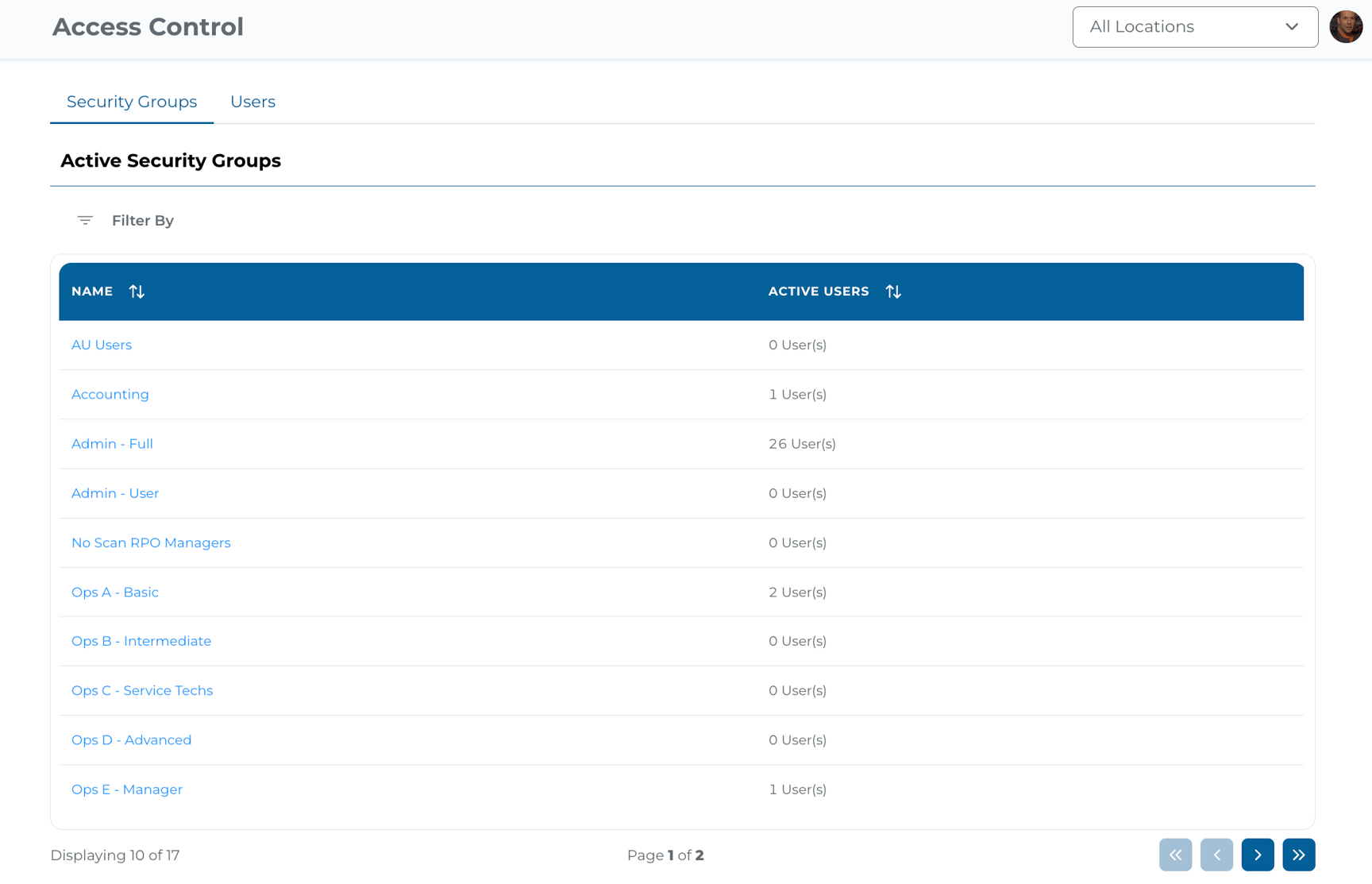 Admin Access Control