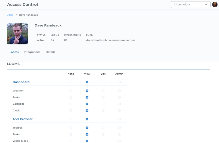 Admin Access Control