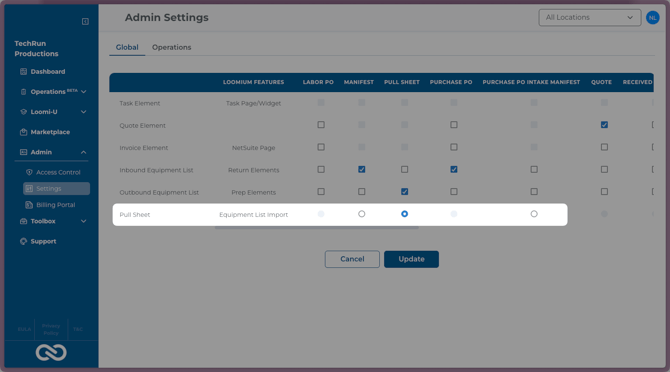 loomium-admin-settings-global-pullsheet-select